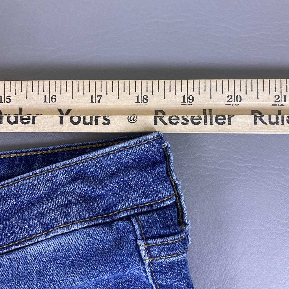 Old Navy Jeans‎ Women Size 18 Blue High-Rise Rockstar Super Skinny Distressed - Picture 5 of 11